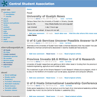 Integration with University of Guelph News